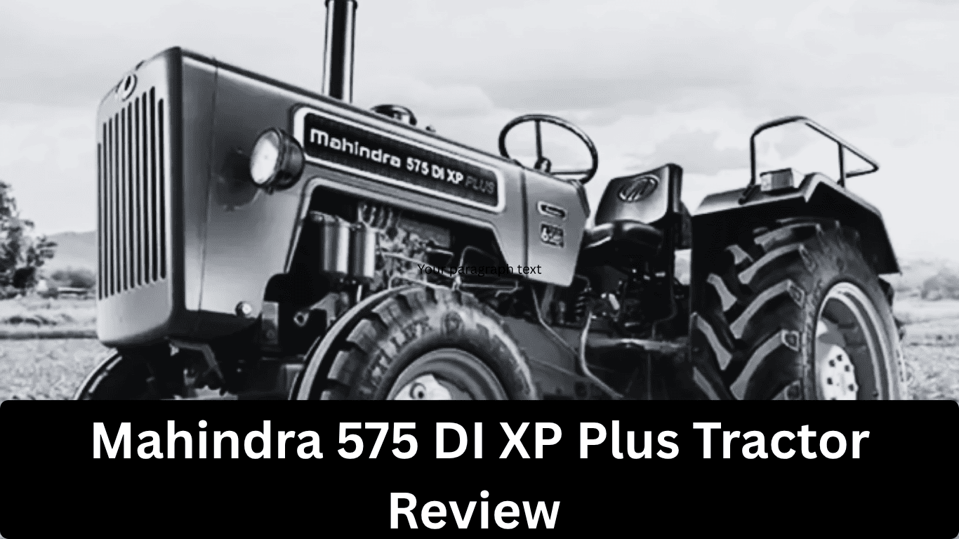 Mahindra 575 DI XP Plus tractor with hydraulic system
